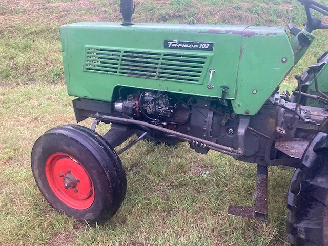 1973 fendt farmer 102 oldtimer tractor - afbeelding 6 van  14