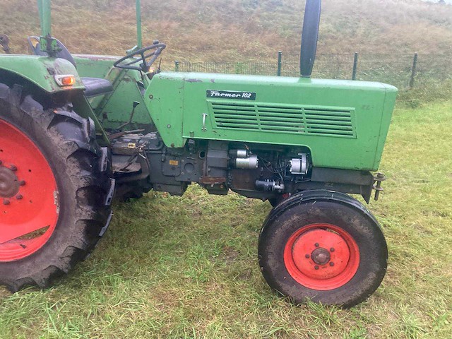 1973 fendt farmer 102 oldtimer tractor - afbeelding 10 van  14