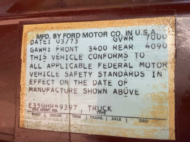 1973 ford airstream argosy 6x4 camper - afbeelding 52 van  56