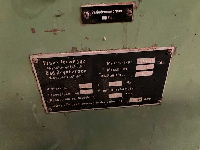 1973 franz torwegge h881e alleskunner / dubbele pennenbank - afbeelding 9 van  14