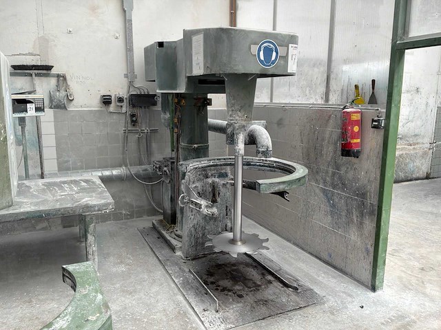 1973 frequentie geregeld dissolver sd500 industriële menger - afbeelding 1 van  11