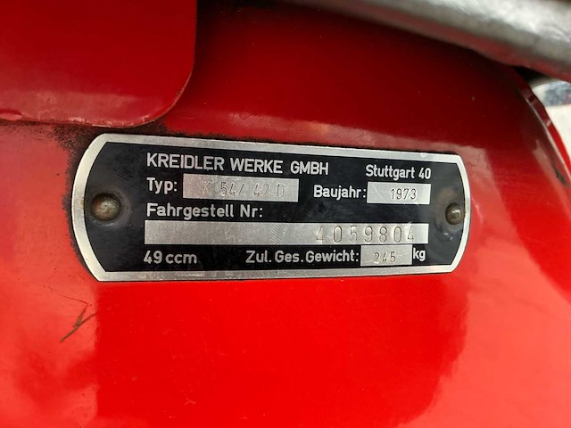 1973 kreidler florett rm motorfiets - afbeelding 28 van  28