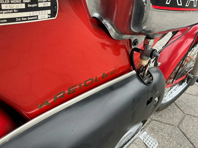 1973 kreidler florett rm motorfiets - afbeelding 18 van  19
