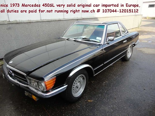1973 mercedes-benz 450 sl (w107) roadster | german classic sports car - afbeelding 31 van  37