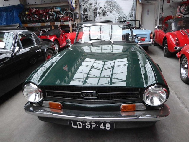 1973 triumph tr6 convertible | british classic roadster - afbeelding 41 van  42