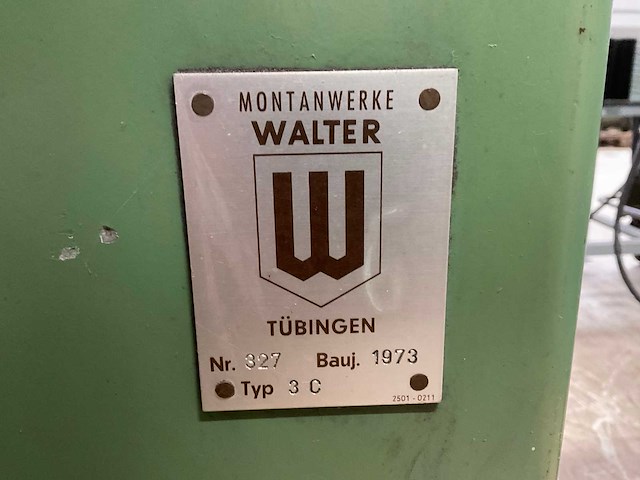 1973 walter 3c universele gereedschapsslijpmachine - afbeelding 2 van  9