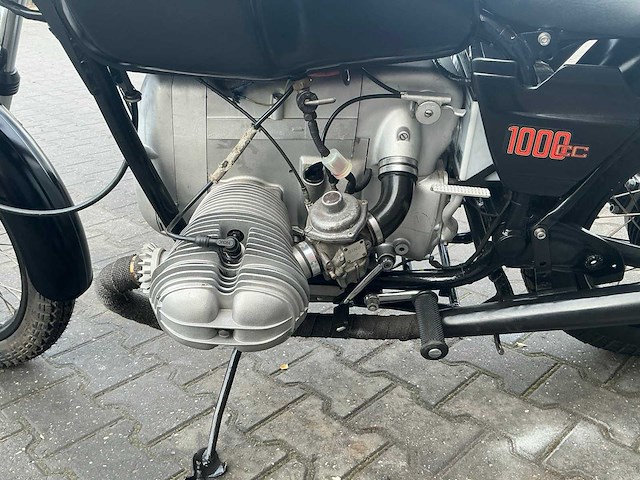 1974 bmw r75 oldtimer motorfiets xe-59-76 1000cc siebenrock - afbeelding 11 van  21