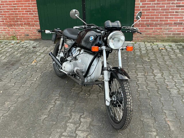 1974 bmw r75 oldtimer motorfiets xe-59-76 1000cc siebenrock - afbeelding 19 van  21