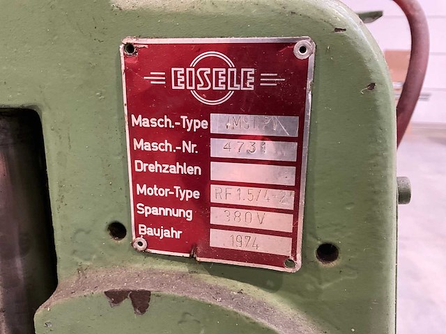 1974 eisele vms 2 pv cirkelzaagmachine metaal - afbeelding 4 van  4