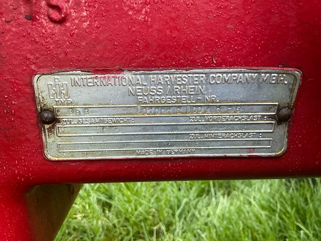 1974 international 383 oldtimer tractor - afbeelding 8 van  14