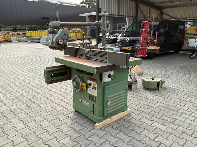 1974 kamro km2 houtfrees machine met diverse beitels - afbeelding 1 van  21
