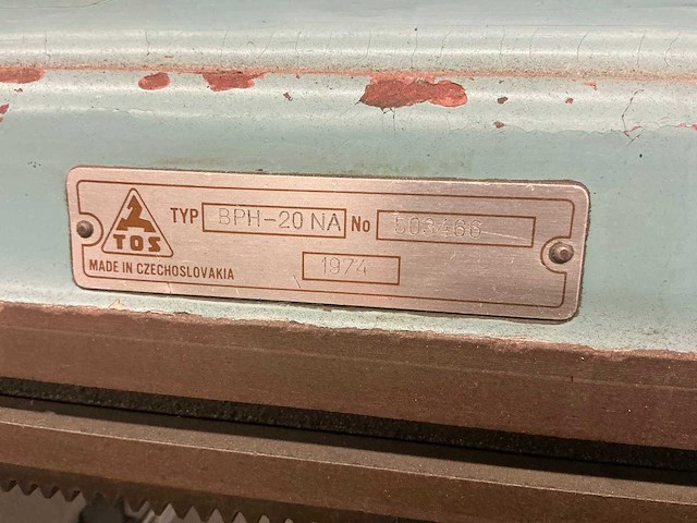 1974 tos bph-20 na vlakslijpmachine - afbeelding 15 van  25
