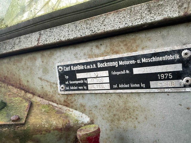 1975 kaeuble sl12 shovel wiellader - afbeelding 6 van  14
