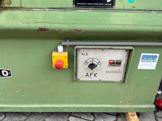 1975 kamro afk-5/2800 hout schaaf machine - afbeelding 4 van  6