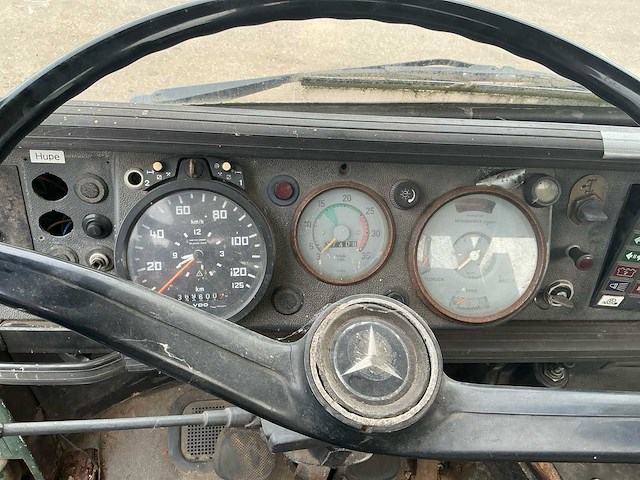 1975 mercedes-benz lp 1319 4x2 met meiller pk 7055 afzetcontainersysteem - afbeelding 9 van  25