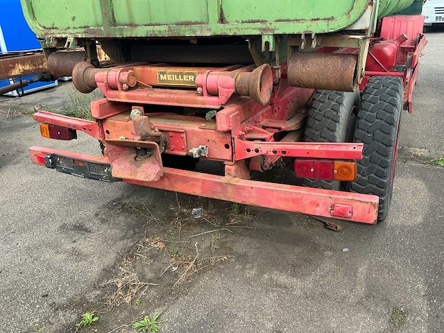 1975 mercedes-benz lp 1319 4x2 met meiller pk 7055 afzetcontainersysteem - afbeelding 10 van  25