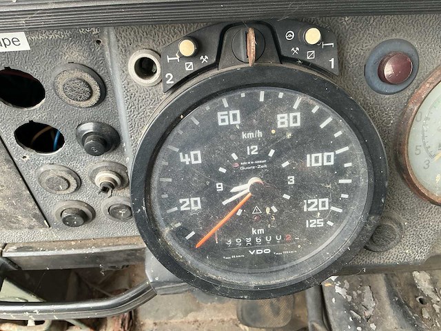 1975 mercedes-benz lp 1319 4x2 met meiller pk 7055 afzetcontainersysteem - afbeelding 17 van  25