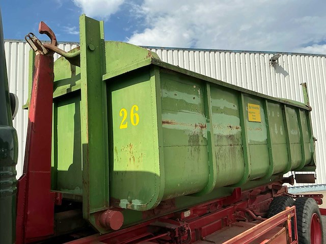 1975 mercedes-benz lp 1319 4x2 met meiller pk 7055 afzetcontainersysteem - afbeelding 18 van  22