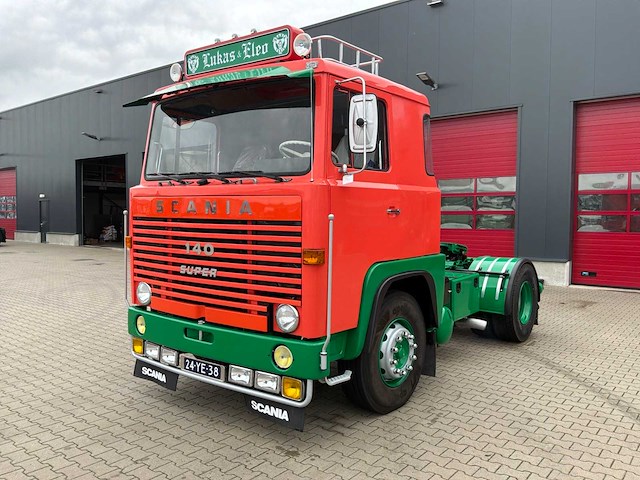 1975 scania 140 super oldtimer vrachtwagen - afbeelding 1 van  25
