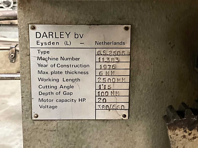 1976 darley g.s. 2506 guillotineschaar - afbeelding 6 van  12