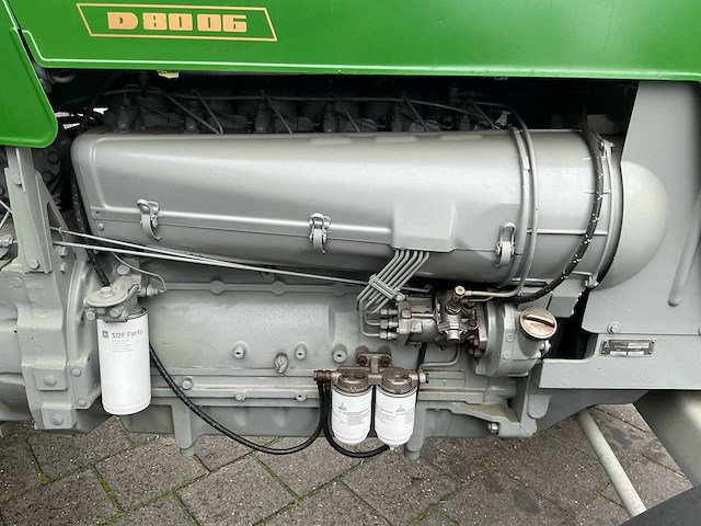 1976 deutz d 80 06 z tweewielaangedreven landbouwtractor - afbeelding 11 van  24