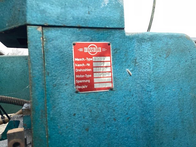 1976 eisele vmsv cirkelzaagmachine metaal - afbeelding 12 van  14