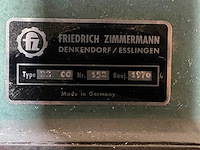 1976 friedrich zimmermann bz800 lintzaagmachine - afbeelding 9 van  9