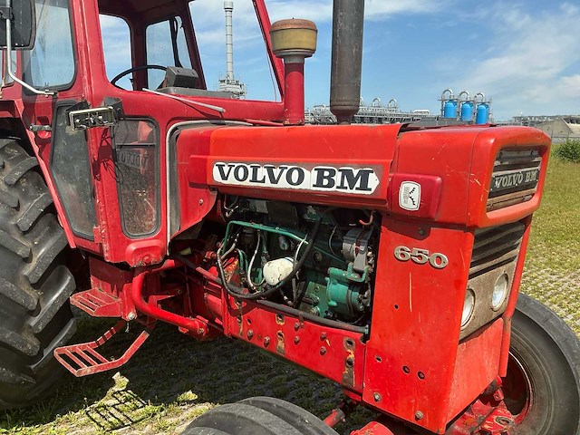 1976 volvo bm 650 oldtimer tractor - afbeelding 1 van  4