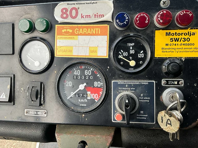 1976 volvo tgb 11 c 303 4x4 legervoertuig - afbeelding 8 van  26