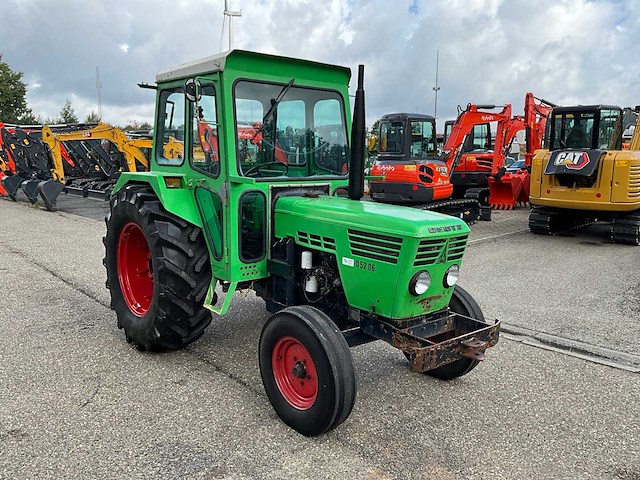 1977 deutz d5206 oldtimer tractor trl-78-r (marge) - afbeelding 24 van  26
