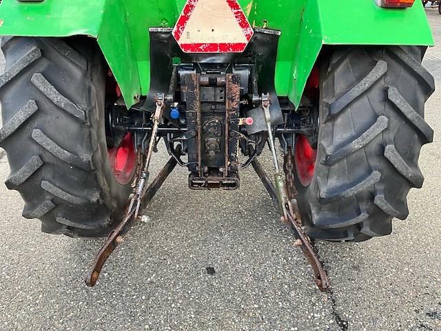 1977 deutz d5206 oldtimer tractor trl-78-r (marge) - afbeelding 5 van  26