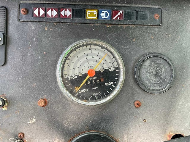 1977 deutz d5206 oldtimer tractor trl-78-r (marge) - afbeelding 10 van  26