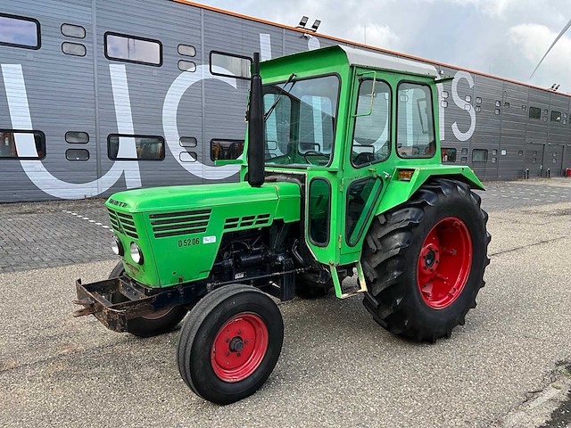 1977 deutz d5206 oldtimer tractor trl-78-r (marge) - afbeelding 1 van  26
