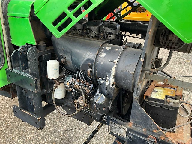 1977 deutz d5206 oldtimer tractor trl-78-r (marge) - afbeelding 17 van  26