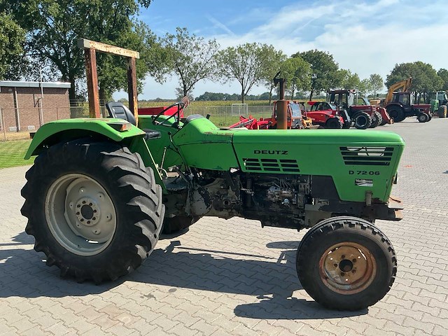 1977 deutz d7206 oldtimer tractor - afbeelding 15 van  20