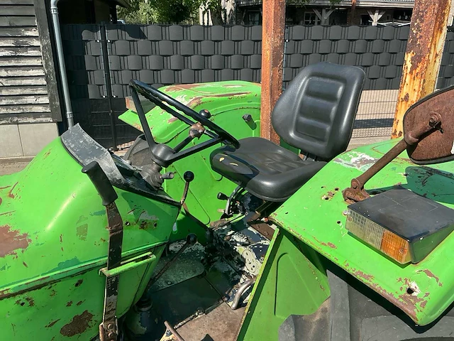 1977 deutz d7206 oldtimer tractor - afbeelding 15 van  19
