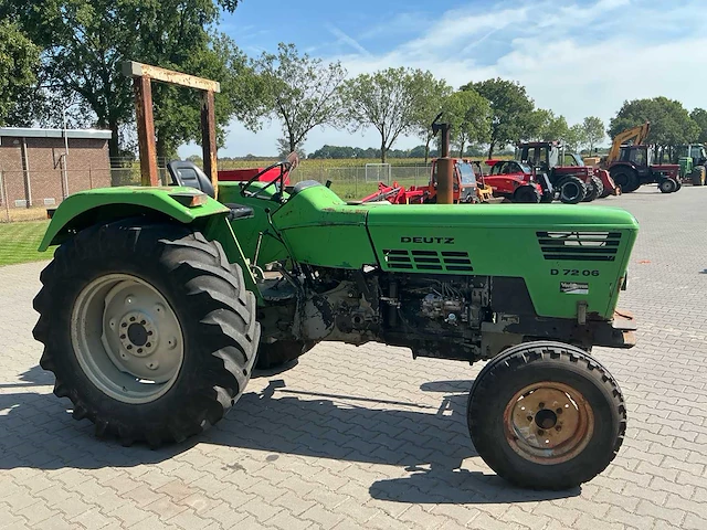 1977 deutz d7206 oldtimer tractor - afbeelding 15 van  21