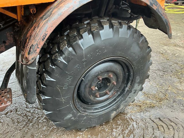 1977 mercedes benz unimog 406 vierwielaangedreven landbouwtractor - afbeelding 15 van  49