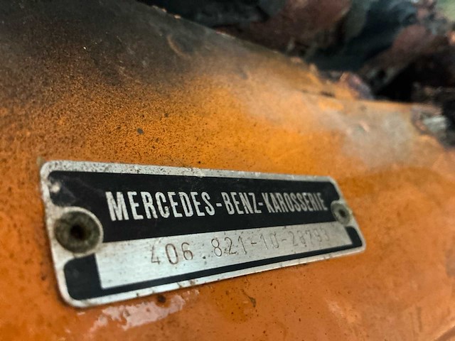 1977 mercedes benz unimog 406 vierwielaangedreven landbouwtractor - afbeelding 40 van  49