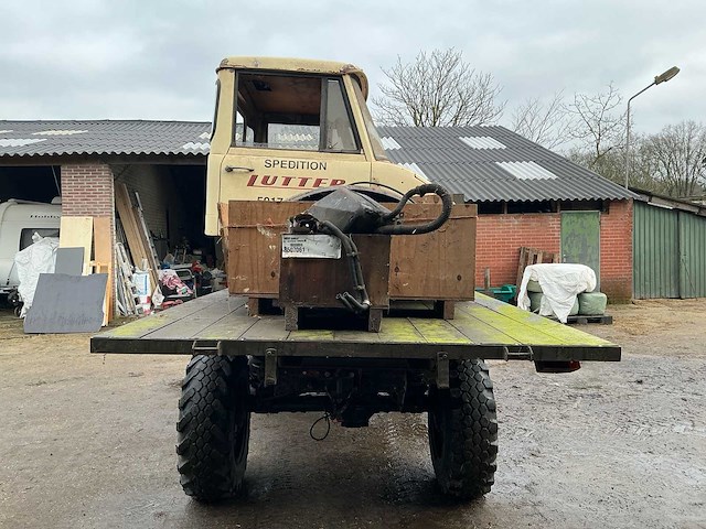 1977 mercedes benz unimog 406 vierwielaangedreven landbouwtractor - afbeelding 34 van  49