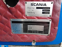 1977 scania 86 ls86s50 6x2 3-zijdige kipper met hmf 1110 laadkraan - afbeelding 6 van  14