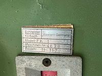 1977 schneider fk-1 formaatcirkelzaagmachine - afbeelding 12 van  17