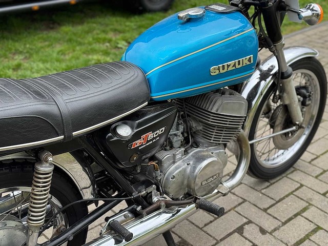 1977 suzuki gt-500cc motorfiets - afbeelding 6 van  15