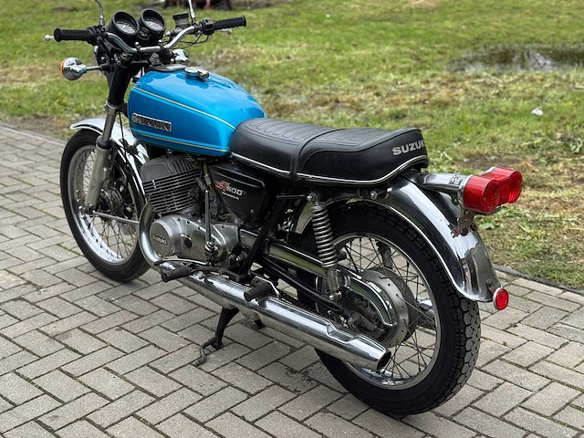 1977 suzuki gt-500cc motorfiets - afbeelding 9 van  15