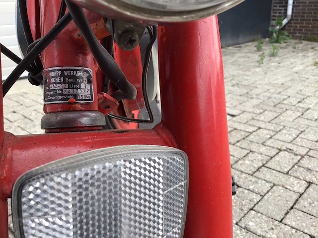 1977 zundapp 442-17 bromfiets - afbeelding 6 van  14