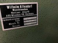 1978 altendorf f90 formaatcirkelzaagmachine - afbeelding 8 van  8