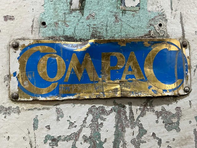 1978 compac p100 hydraulische pers - afbeelding 6 van  6