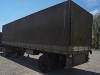 1978 groenewegen 1-assige huifoplegger – ex nl-leger – 10.500 kg draagvermogen - afbeelding 2 van  7