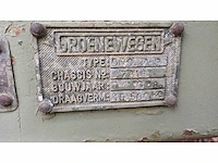 1978 groenewegen 1-assige huifoplegger – ex nl-leger – 10.500 kg draagvermogen - afbeelding 7 van  7