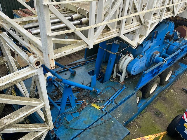 1978 ideco 725 zware trailer met boorinstallatie - afbeelding 9 van  22